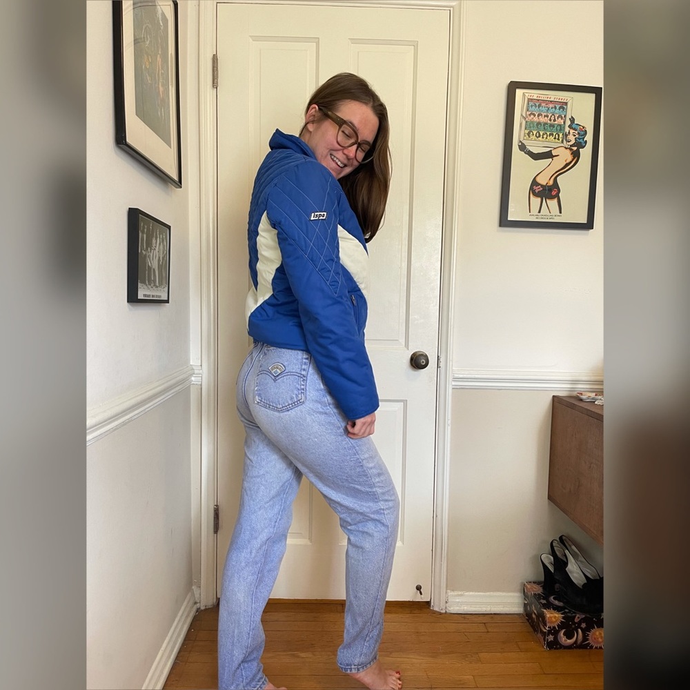 70s Vintage Ispo International Blue Ski Coat - Picture 5 of 12